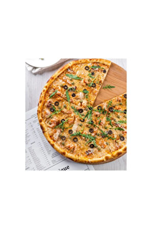 Pizza Tahtası 55 Cm Çap - 8 Mm Kalınlık