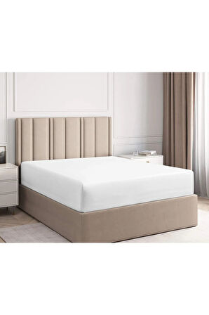 %100 Pamuk Lastikli Havlu Çarşaf Tek Kişilik 100x200 CM+25er cm köşe ve yan yükseklik)