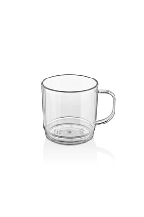 Kırılmaz, Çizilmez, Yıkanabilir Polikarbon 300 ML Çay Bardağı