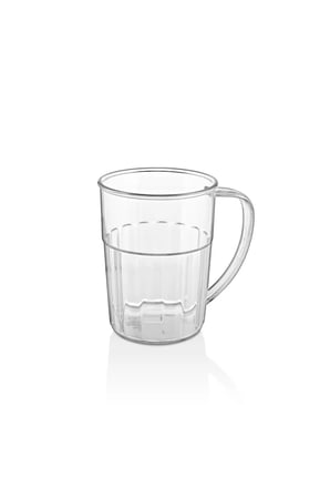 5 Adet 400 ml Kırılmaz, Çizilmez, Polikarbon Plastik Bira Ve Ayran Bardağı