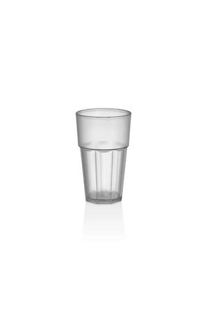 6 Adet Kırılmaz, Çizilmez, Yıkanabilir Kumlu PC Casablanca Bardak 400 ML