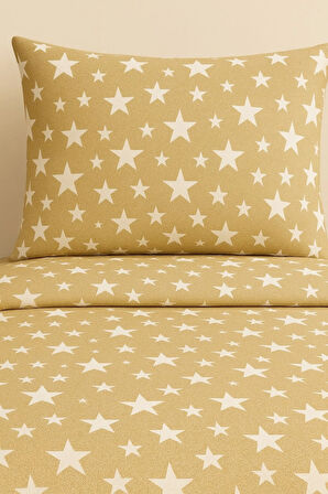 Çift Kişilik Desenli Nevresim + 2 Adet Kapaklı Yastık Kılıfı