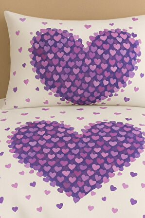 Çift Kişilik Desenli Nevresim + 2 Adet Kapaklı Yastık Kılıfı