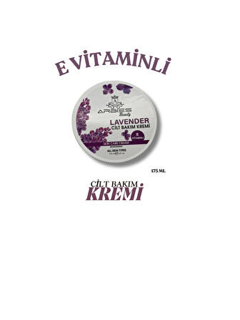 arbies beauty lavanta cilt bakım kremi 175 ml