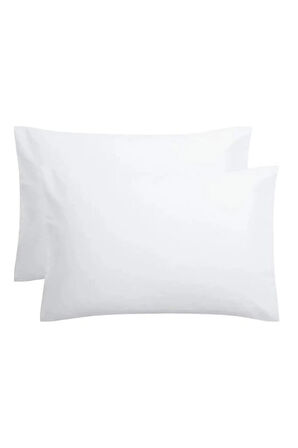 Düz Pamuklu 2'li Yastık Kılıfı 50x70 Cm