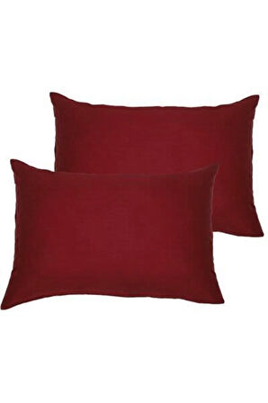 Düz Pamuklu 2'li Yastık Kılıfı 50x70 Cm