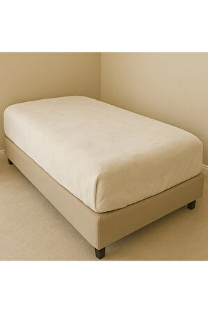 %100 Pamuk Lastikli Havlu Çarşaf Tek Kişilik 100x200 CM+25er cm köşe ve yan yükseklik