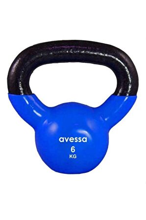 Avessa 6 kg Kettlebell Çaydanlık Dambıl Vinyl Kettlebell