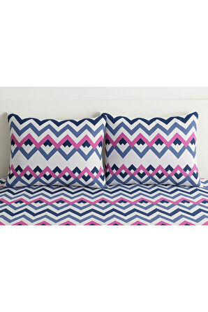 Zikzak Desenli 2li Yastık Kılıfı