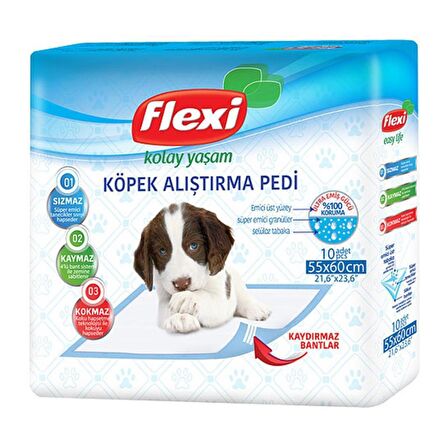 Flexi Köpek Çiş Pedi 55x60 cm 10 adet