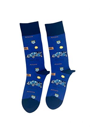 Tek Çift Eğlenceli  Çorap  36-41 Numara  T-0120