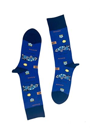 Tek Çift Eğlenceli  Çorap  36-41 Numara  T-0120
