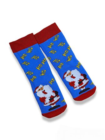 Unisex Renkli Kışlık Havlu Christmas Themed Teryy Socks Desenli 1 Adet Çorap Numara  Bt-0747