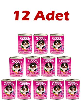 Goody Kuzulu Yetişkin Köpek Konservesi 400 Gr 12 Adet