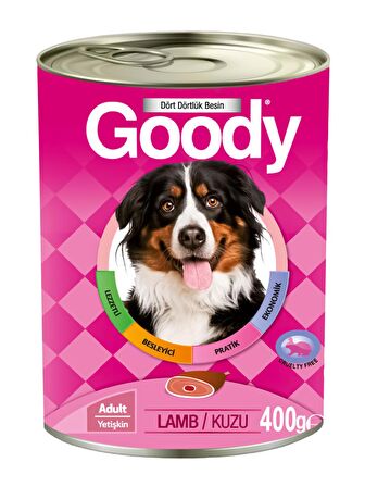 Goody Kuzulu Yetişkin Köpek Konservesi 400 Gr