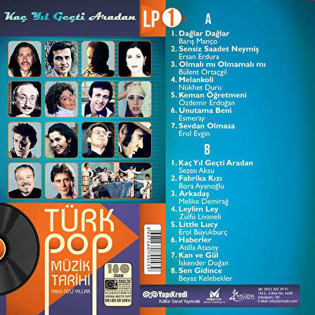 Türk Pop Müzik Tarihi 1960-70'lı Yıllar Vol:1 - Renkli Plak