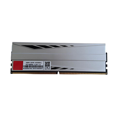 SNT 16 GB DDR5 6000 Mhz PC5-48000U CL50 1.1V Soğutuculu Masaüstü Ram