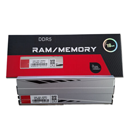 SNT 16 GB DDR5 4800 Mhz PC5-38400U CL40 1.1V Soğutuculu Masaüstü Ram