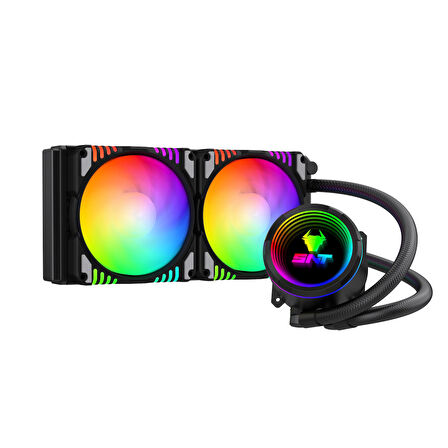 Snt Energy SS240-2F-B 240 Mm. Siyah Sıvı Soğutma