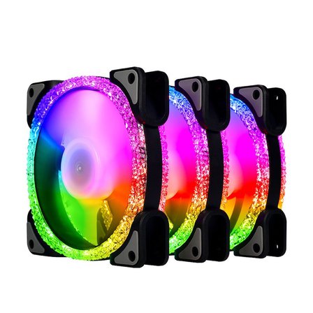 Snt BZ-1200-5VARGB 120 MM Argb Siyah Kasa Fanı