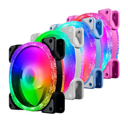 Snt BZ-1200-5VARGB 120 MM Argb Siyah Kasa Fanı