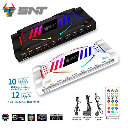 ARGBCTR-01W ARGB Denetleyici Controller Uzaktan Kumandalı  Beyaz