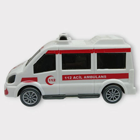 Çek Bırak Arabalar İş Araçları 10 Cm - Ambulans