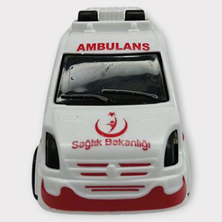 Çek Bırak Arabalar İş Araçları 10 Cm - Ambulans