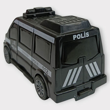 Çek Bırak Arabalar İş Araçları 10 Cm - Swat Polis