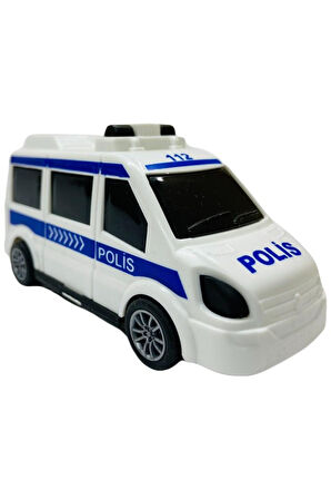 Bayraktar Çek Bırak Ekip Arabaları - Polis- BP-040-POLIS - Renkli Renk