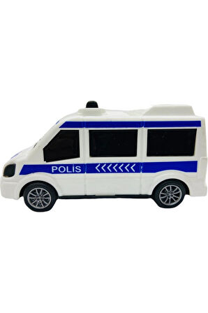 Bayraktar Çek Bırak Ekip Arabaları - Polis- BP-040-POLIS - Renkli Renk