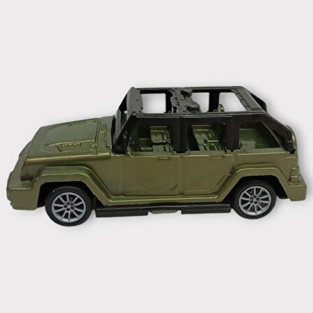 Çek Bırak Arabalar 10 Cm - Yeşil Jeep