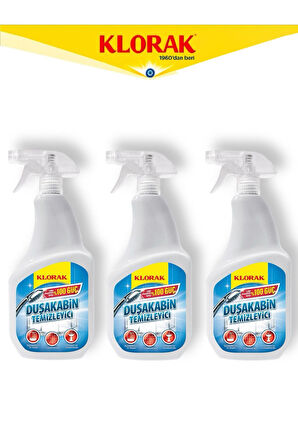 DUŞAKABİN TEMİZLEYİCİ 750 ML 3 ADET