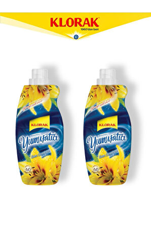 Yumuşatıcı Sarı Çiçekler 1440 ml. 60 Yıkama (2 Adet)