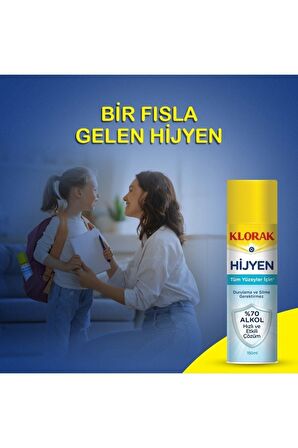 Tüm Yüzeyler Için Alkol Bazlı Hijyen 150ml