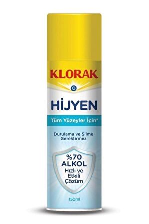 Tüm Yüzeyler Için Alkol Bazlı Hijyen 150ml