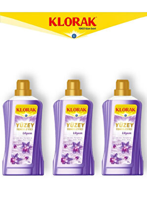 YÜZEY TEMİZLEYİCİ LİLYUM 1000 ML 3 Adet