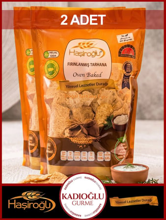 Haşiroğlu Fırınlanmış Doğal Tarhana Cips 450 g x 2 Adet