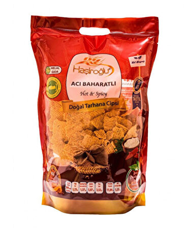 Haşiroğlu Acı Baharatlı Tarhana Cipsi 450 gr