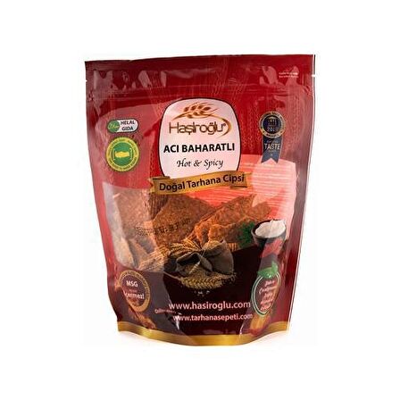 Haşiroğlu Acı Baharatlı Doğal Tarhana Cips 225 g e