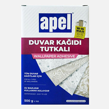 Apel Duvar Kağıdı Yapıştırıcısı 500 Gr - Poşetli