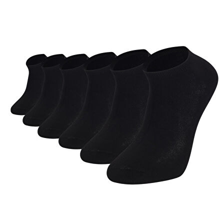 6 Lı Royam Bolero Bambu Erkek Dikişsiz Patik Çorap 41-45 No