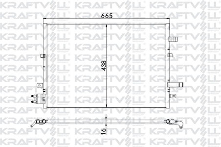 Ford Klima Radyatoru   Mondeo III 2.0tdci / 2.2tdci 00>07 - Kraftvoll 08060118