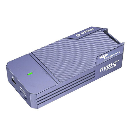 Bigboy BTC-M2TB4CS Thunderbolt 4 PCIe 4.0 NVMe M.2 2280 Gri Taşınabilir SSD Kasa