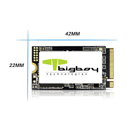 Bigboy BSSD2242N1T M2 1 TB M.2 1800 MB/s 2500 MB/s SSD 