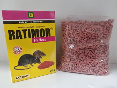 Ratimor Pellets Fare Zehiri  | 500 Gram