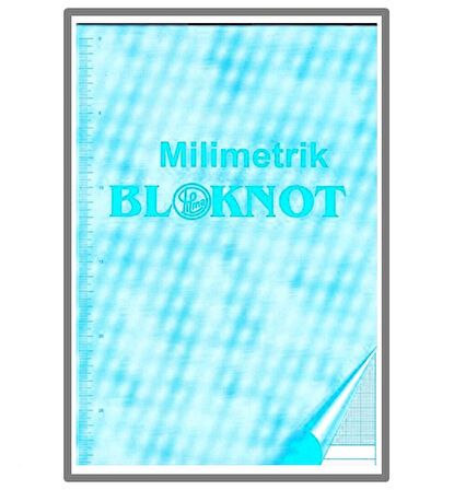 Gülpaş Milimetrik Kağıt A4 Bloknot Mavi 30 lu - 2 adet