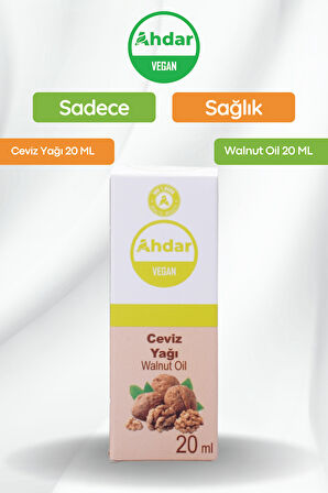 Ahdar 20 ML Ceviz Yağı