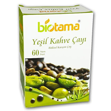 BIOTAMA 60LI YEŞIL KAHVE ÇAYI