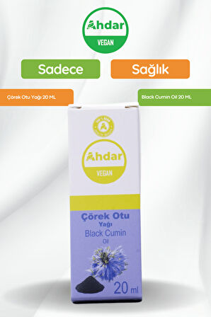 Ahdar 20 ML Çörek Otu Yağı